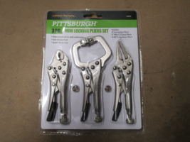 Pittsburgh Mini Locking Pliers Set 3 Piece - £13.62 GBP