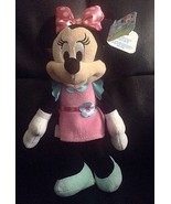 Minnie Mouse 10&quot; Plush Toy Disney Just Play Collectible Spring 2016 NWT - £10.50 GBP