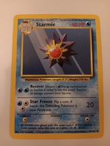 Pokemon 1999 Base Set Starmie 64 / 102 NM Single Trading Card - £7.85 GBP