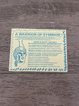 Royal Guard: WARRIORS OF SYMBION Application Form - Vintage Unused Original - €4,35 EUR
