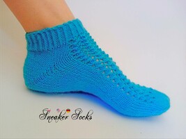 Knitting pattern * Summer Sneaker socks * Ankle Openwork Socks  - $47.59 MXN