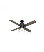 Hunter 52 in. Beck Matte Black Fan with Light - $315.82