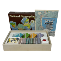 Vintage National Geographic Global Pursuit Game Board Game 1987 Complete - £15.72 GBP