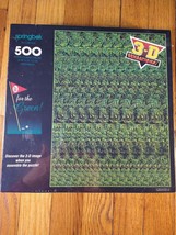 Go For The Green! 500 Piece Vintage Jigsaw Puzzle 1994 NEW Springbok 3-D... - $13.85