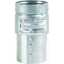 Selkirk Adjustable Aluminum/Galvanized Steel Draft Hood Connector - €22,13 EUR