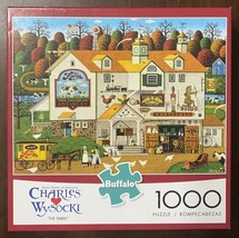 Buffalo Games - Charles Wysocki - The Farm - 1000 Piece Jigsaw Puzzle Excellent - £11.95 GBP