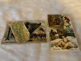 Vintage 1890&#39;s Trade Cards - Arbuckles Ariosa Coffee - Alaska Vermont - £9.07 GBP