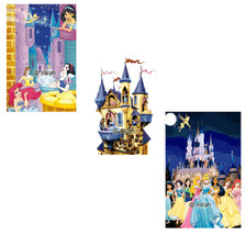 3 Sets Disney Princesses Castle Cross Stitch Pattern Patterns - £7.95 GBP