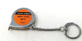 Central Hardware St. Louis 3 Foot Tape Measure Keychain South Korea 1970s - $15.15