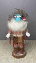 1991 Morning Singer 7&quot; Signed Kachina Doll Vintage Native American Indian - £47.63 GBP