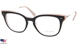 NEW VALENTINO VA 3006 5052 BLACK /PINK /TR PINK EYEGLASSES FRAME 49-18-1... - £153.76 GBP