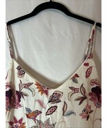 LOFT Outlet Womens Size 10 White Pink Floral Sleeveless Dress Fit Flare - $219.71 MXN