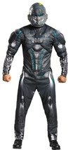 Disguise Men&#39;s Plus Size Halo Spartan Locke Muscle Costume, Black, XX-Large - £171.84 GBP
