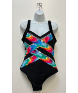 Floryday Women&#39;s One-Piece Non-adjustable Swimwear Black Large New - $13.99