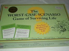 The Worst Case Scenario Game Of Surviving Life Survival Strategy Board Game - $39.99