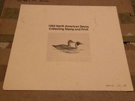 1983 DONALD BLAKNEY North American Decoy Duck Stamp &amp; Print 1st Evans Pintail  - £158.23 GBP