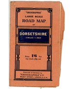 Geographia Large Scale Road Map Dorsetshire England 20x30 - £5.99 GBP