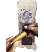 Twist &amp; Crimp 2 Piece Coin Wrapper Crimper Set Seals End of 1c to 25c Fl... - £7.04 GBP