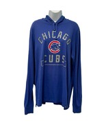 Chicago Cubs Blue Red ‘47 Brand MLB Baseball Lightweight Hoodie size L U... - $25.30