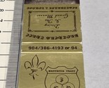 Vintage Matchbook Cover  Brothers Three Restaurant Tallahassee, FL  gmg - $12.38
