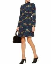 M Missoni Mini Dress Floral Print A Line Mock Neck Short Dress S NWT $695 - $236.00