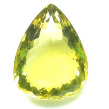 Golden topaz, Natural Golden Topaz, Pear Shape Faceted golden topaz, Loo... - £98.57 GBP