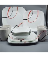 ♻️ Corelle Square Fine Lines Dinnerware 16-Pc Set - $3,527.69 MXN