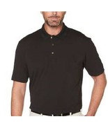 Men&#39;s Grand Slam Golf Solid Black Golf Polo Shirt Size Xl Gently Used - £11.71 GBP