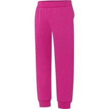 Hanes Girls Fleece Jogger Sweat Pants Size X-Small 4-5 Fuchsia NEW - £7.87 GBP