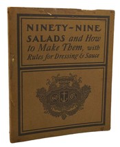 Gorham Mfg. Co. Silversmiths NINETY-NINE Salads And How To Make Them: With Rule - £150.40 GBP