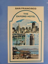 Vtg Postcard Oxford Hotel, Mason At Market St., San Francisco, California, CA - £3.94 GBP