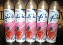 (5) Glade Room Aerosol Spray Bubbly Berry Splash Fragrance - $21.83