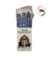 Full Box 24x Sticks Amish Smokehouse Mild 100% Beef Premium Snack Stick ... - $58.92 CAD