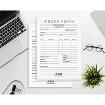 Order Form Template, Purchase Order Form Template, Order Form Editable - £2.36 GBP