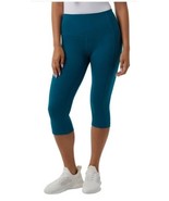 32 Degrees Womens Leggings Blue Cropped Active Stretch Pockets High Waist - $41.01 CAD