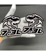 2 BADGES Godzilla Badges Emblem RAGING 7.3 White/Black, Fender Angry Agg... - €37,55 EUR