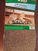 Shep Cat Scratcher ~ Reversible Curved ~ 8.25" x 15" x 3.3" - $30.00