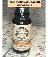 VIA NATURAL  100% PURE NATURAL OIL MACADAMIA FOR SKIN &amp; HAIR 1 FL OZ - €5,13 EUR