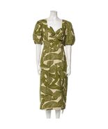 Walter Baker Juanita Palm Print Dress, Green &amp; Cream, Size 10 - $32.26 CAD