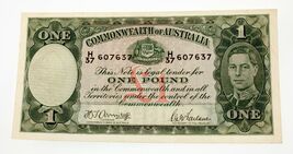 1942 Australia $1 Uno Dollaro Pick #26b Condizione Extra Fine - €378,83 EUR