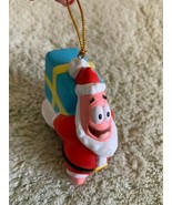 Spongebob Squarepants PATRICK Santa Claus Red Blue Present Christmas Ora... - £4.30 GBP