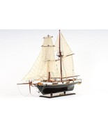 Ship Model Watercraft Traditional Antique Harvey Boats Sailing Painted Wood - £671.60 GBP