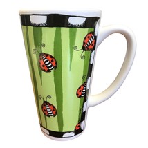 Signature Bug Me Alicia Tormey Designs Lady Bug 16oz Stoneware Coffee Mug - £13.09 GBP