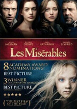 Les Miserables Widescreen DVD Drama Theatrical Movie Isabelle Allen Jackman - £4.75 GBP