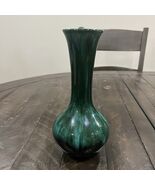 Blue Mountain Canada Green and Black Drip Glaze Vase - Vintage Mid Centu... - $363.49 MXN