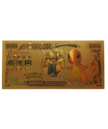 Charmander Gold Colored Metal Novelty Art Collectible Pokemon Bill - $12.99