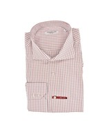 POGGIANTI Mens Shirt Checked Long Sleeve Slim Multicolour Size XXL 1958 - £36.31 GBP