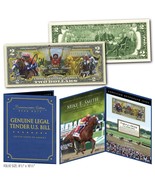 JUSTIFY 2018 Triple Crown Winner MIKE SMITH Hand-Signed $2 Bill in 8x10 ... - £38.96 GBP