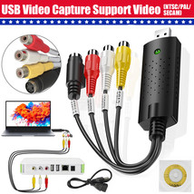 Audio Video Vhs Vcr To Dvd Converter Usb 2.0 Capture Card Adapter Digita... - £15.79 GBP