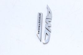 08-11 SUBARU IMPREZA AWD SYMMETRICAL REAR TRUNK LID EMBLEM BADGE LETTERING Q6452 image 5